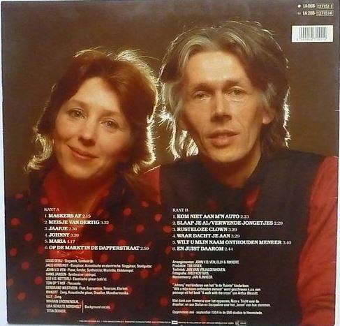 Elly and Rikkert Maskers Af : LP Back